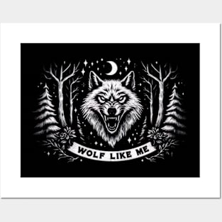 Wolf like me Posters and Art